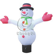 inflatable Christmas snowman air dancer